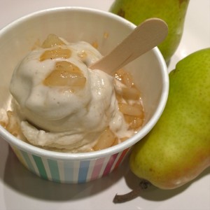 Vanilla Pear Ice "Cream"